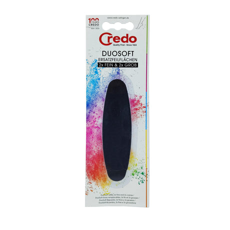 Credo DuoSoft Foot File Replacement File Strips (4pcs) Box Front View