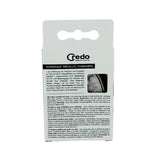 Credo Metallic Callus Foot Rasp Rose Gold Packaging Box Back View