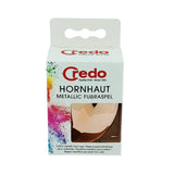 Credo Metallic Callus Foot Rasp Rose Gold Packaging Box Front View