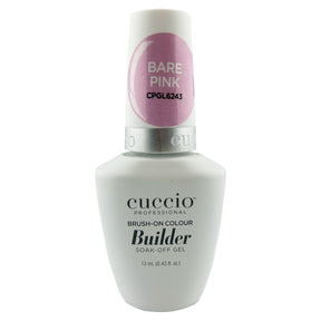 Cuccio Brush On Builder Gel With Calcium - Bare Pink Bottle 13ml 0.43oz