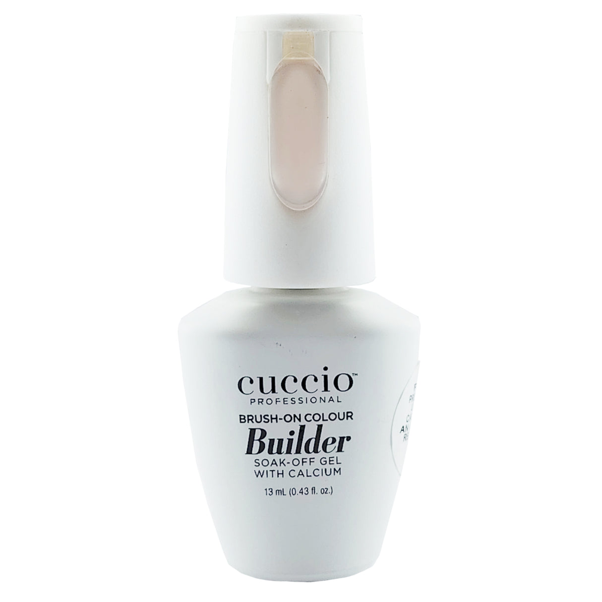 Cuccio Brush On Builder Gel With Calcium - Cashmere Sweater Bottle 13ml 0.43oz 