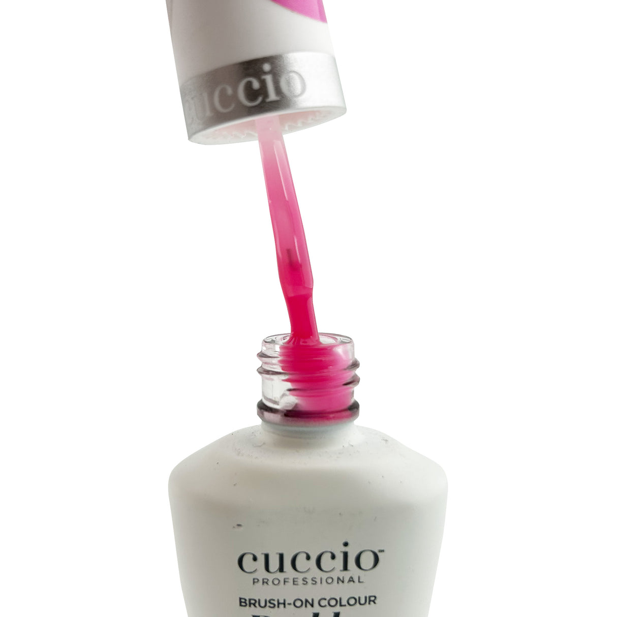 Cuccio Brush On Builder Gel With Calcium - Cherry Blossom Brush Close Up 13ml 0.43oz