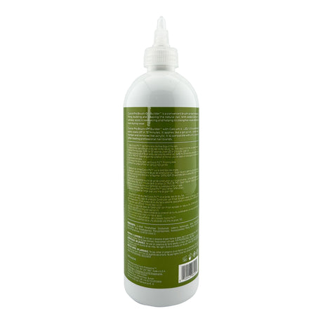 Cuccio Brush On Builder Gel With Calcium - Clear Bottle Back View 473ml 16oz