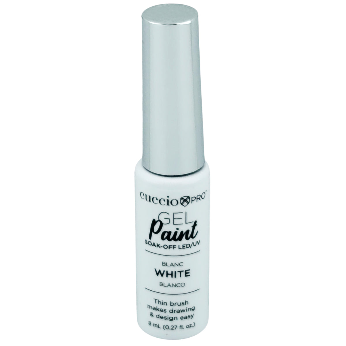 Cuccio Nail Art Gel Paint 8ml Bottle - White