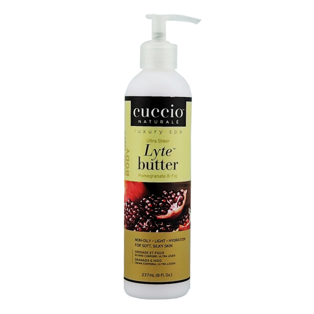 Cuccio Naturale Lyte Body Butter Lotion - Pomegranate & Fig 237ml 8oz