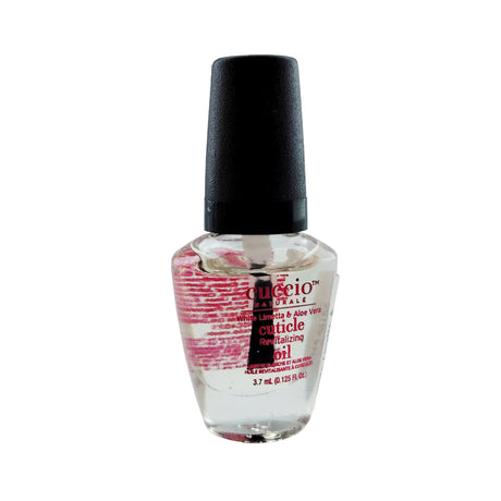 Cuccio Revitalising Mini Cuticle Oil - White Limetta & Aloe Vera 3.7ml 0.125oz Side View