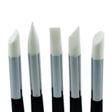 Cuccio Silicone Tip Brush Set Box Close Up View