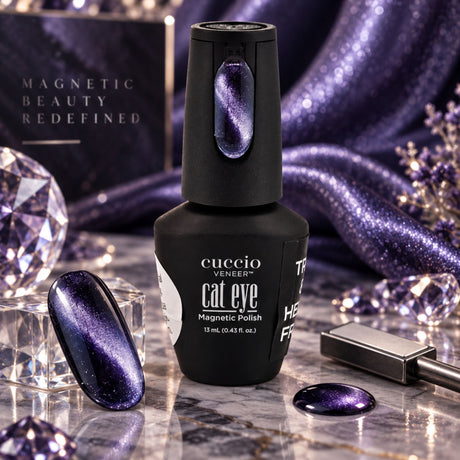 Cuccio Veneer Cat Eye Magnetic Gel Polish 13ml - Claw & Order AI Image