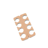 Disposable One Pair Foam Toe Separators - Peach