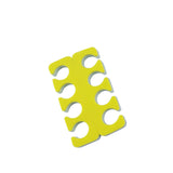 Disposable One Pair Foam Toe Separators - Yellow