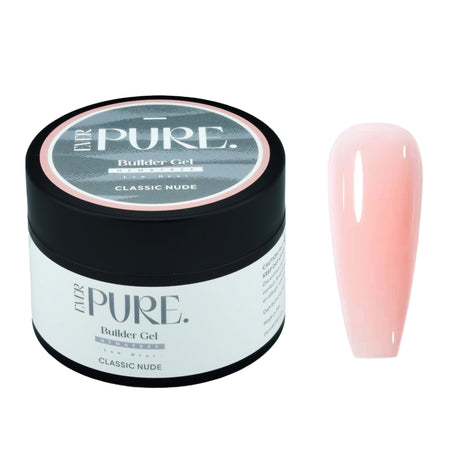 Ever Pure Pro Sculpting Builder Gel Jar With Colour Sample 56g 2oz - Classic Nude