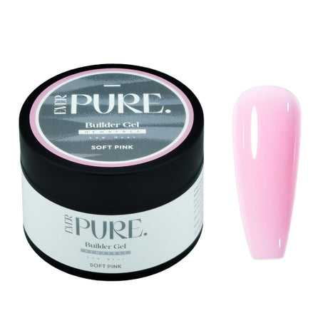 Ever Pure Pro Sculpting Builder Gel Jar With Colour Sample 56g 2oz - Soft Pink