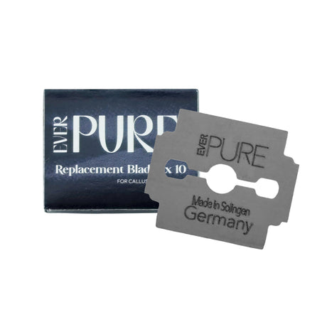 Ever Pure Professional Grade Callus Corn Cutter Replacement Blades - Single Box And Blade View