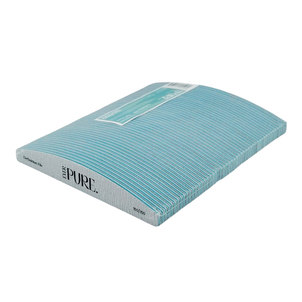 Ever Pure Professional Grade Definition File Half Moon 150/150 Pack of 50pcs Top View