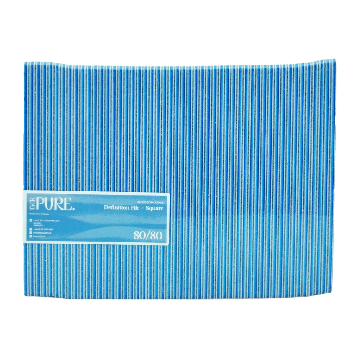 Ever Pure Professional Grade Definition File Square 80/80 Pack of 50pcs Front View