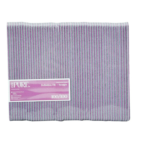 Ever Pure Professional Grade Definition File Straight 100/100 Pack of 50pcs Front View