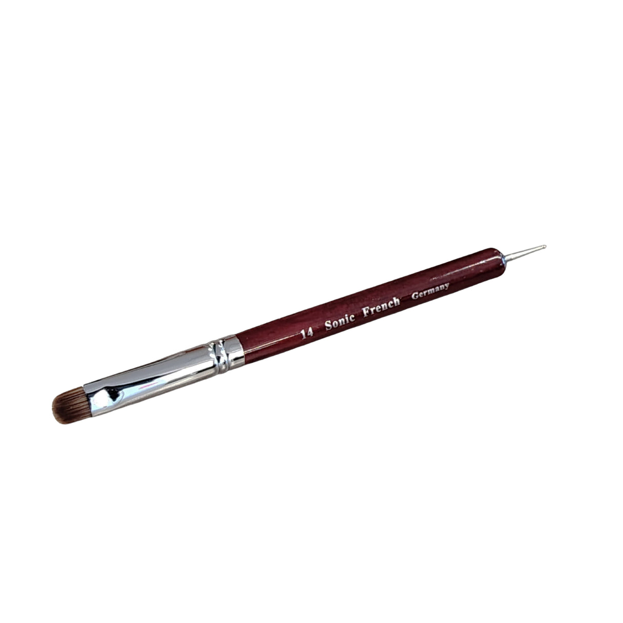 French Brush with Dotting Tool #14 Side View