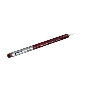 French Brush with Dotting Tool #14 Side View