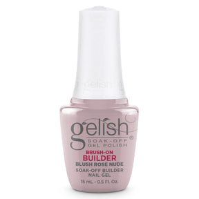 Gelish Brush On Builder Gel - Blush Rose Nude 15ml 0.5oz Bottle