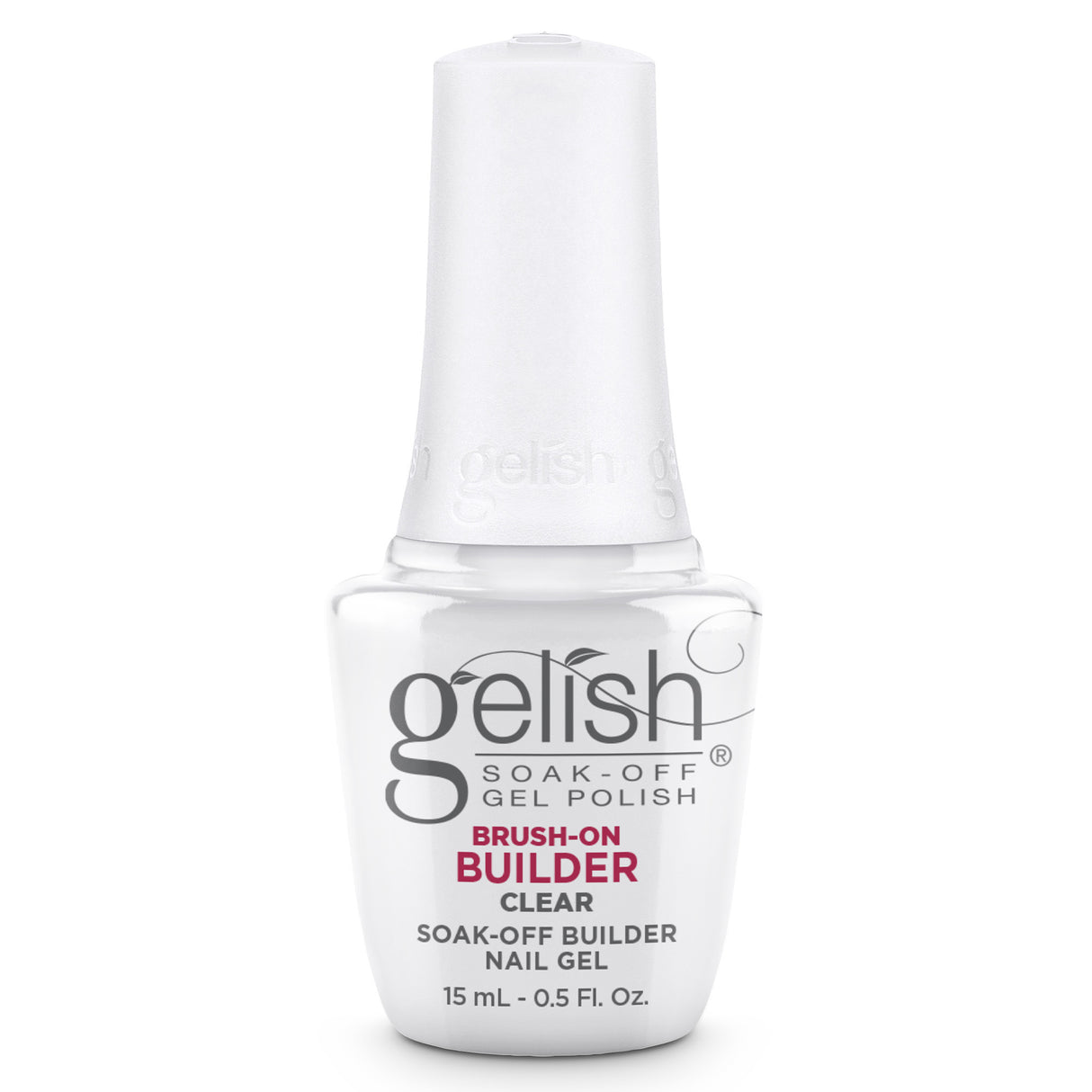 Gelish Brush On Builder Gel - Clear 15ml 0.5oz Bottle