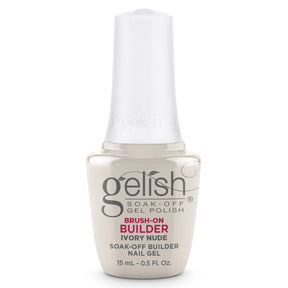 Gelish Brush On Builder Gel - Ivory Nude 15ml 0.5oz Bottle
