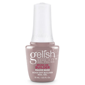 Gelish Brush On Builder Gel - Mauve Nude 15ml 0.5oz Bottle