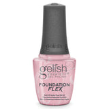 Gelish Foundation Flex Rubber Base Gel -  Light Nude 15ml 0.5oz Bottle