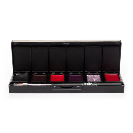 Gelish Nail Art Cream Gel (6pcs) Kit - Getting Reddy Inside View