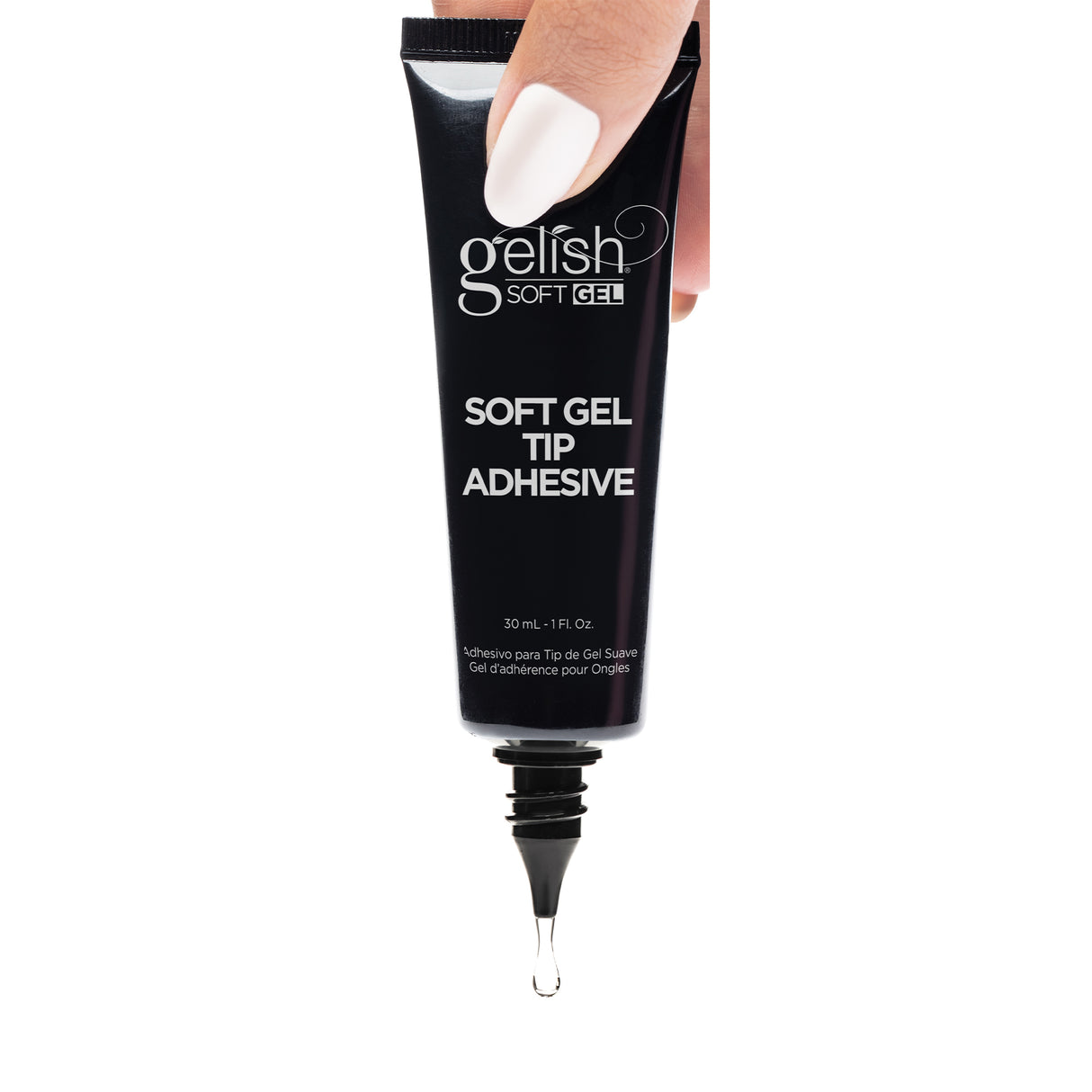 Gelish Soft Gel Tip Adhesive Glue Tube 30ml 1oz Dripping Out