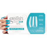Gelish Soft Tips Medium Square Hand Model With Finger Nails And Box