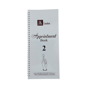 JK London 2 Column Salon Appointment Book Front View