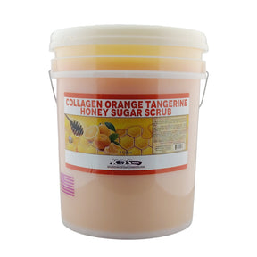KDS Collagen Pedicure Honey Sugar Scrub (5 gallon) Bucket - Orange Tangerine