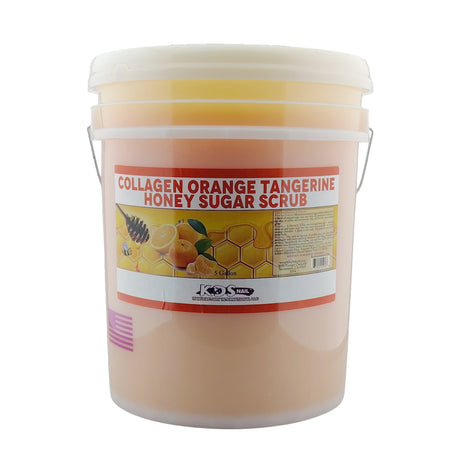 KDS Collagen Pedicure Honey Sugar Scrub (5 gallon) Bucket - Orange Tangerine