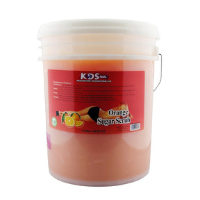 KDS Pedicure Sugar Scrub (5 gallon) Bucket - Orange