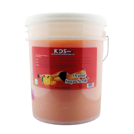 KDS Pedicure Sugar Scrub (5 gallon) Bucket - Orange