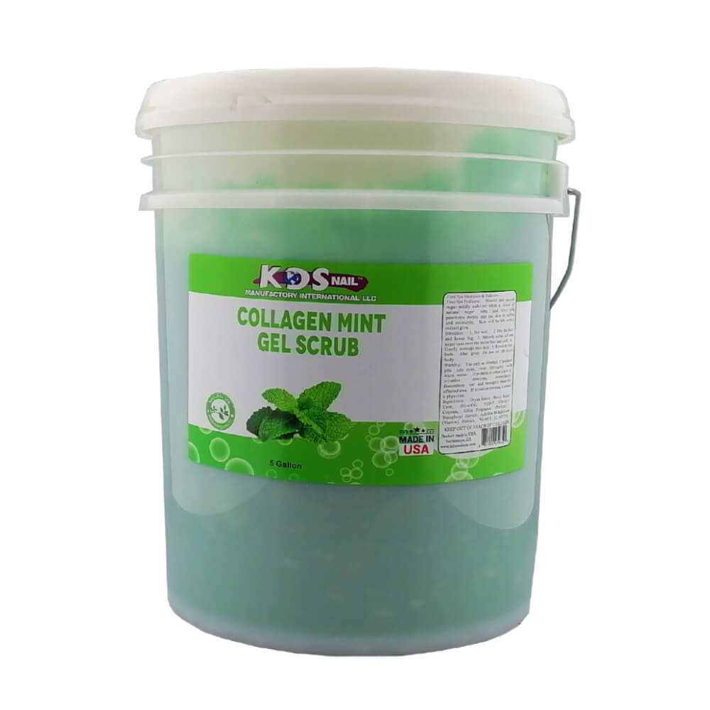 KDS Collagen Pedicure Gel Scrub (5 gallon) Bucket - Mint