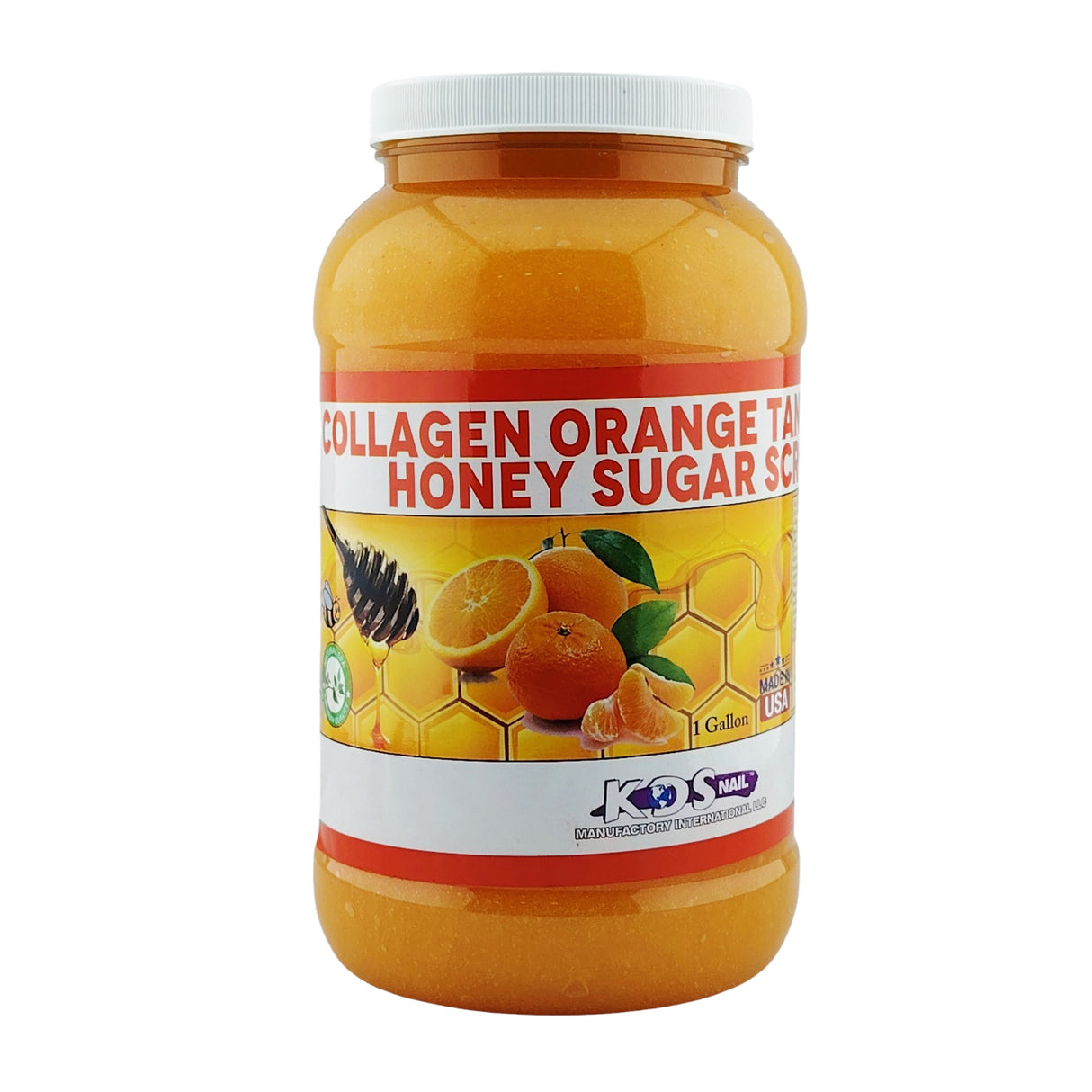 KDS Honey Pedicure Sugar Scrub (gallon) - Orange Tangerine