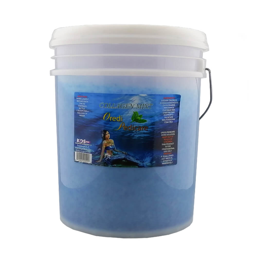 KDS Oredi Pedicure Salt (5 gallon) Bucket - Mint
