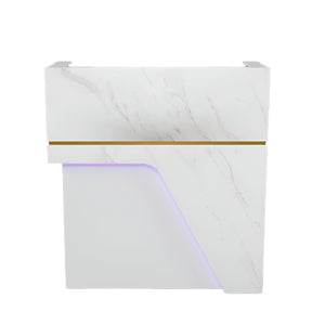 Keo Alpha Salon Reception Desk Front View