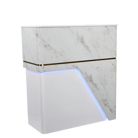 Keo Alpha Salon Reception Desk Side View