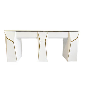Keo Solar Gold Double Manicure Nail Table Front View