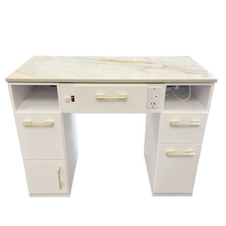Keo Solar Gold Single Manicure Nail Table Back View