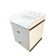 Keo Spartan Gold Handcrafted Wooden Pedicure Trolley Cart Front View