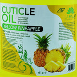 La Palm Cuticle Oil Gallon Bottle Pineapple Label