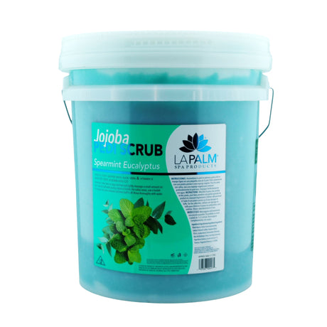 La Palm Jojoba Pedi Scrub (5 gallon) Bucket - Spearmint Eucalyptus