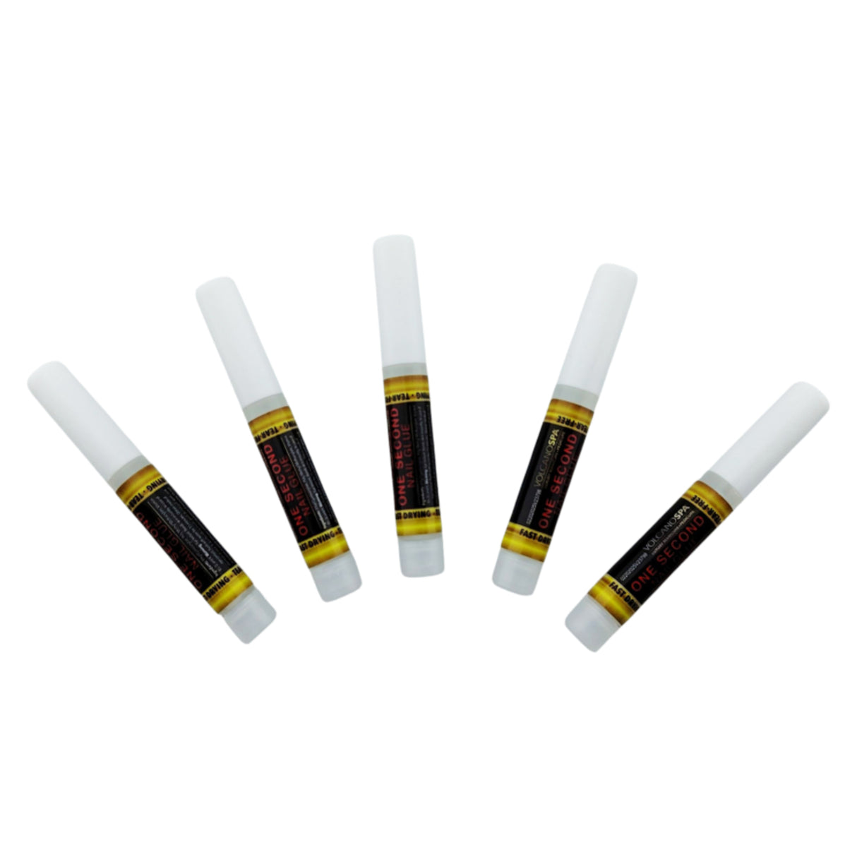 La Palm VolcanoSpa Adhesive Nail Tips Glue 5 Single Sticks