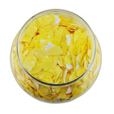 La Palm VolcanoSpa Dry Bath Soap Flowers (gallon) Bottle - Gold Content Close Up