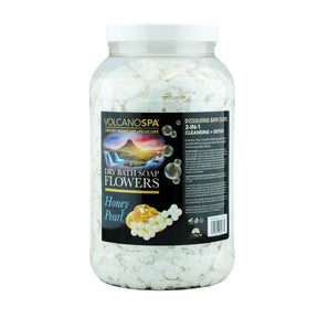 La Palm VolcanoSpa Dry Bath Soap Flowers (gallon) Bottle - Honey Pearl