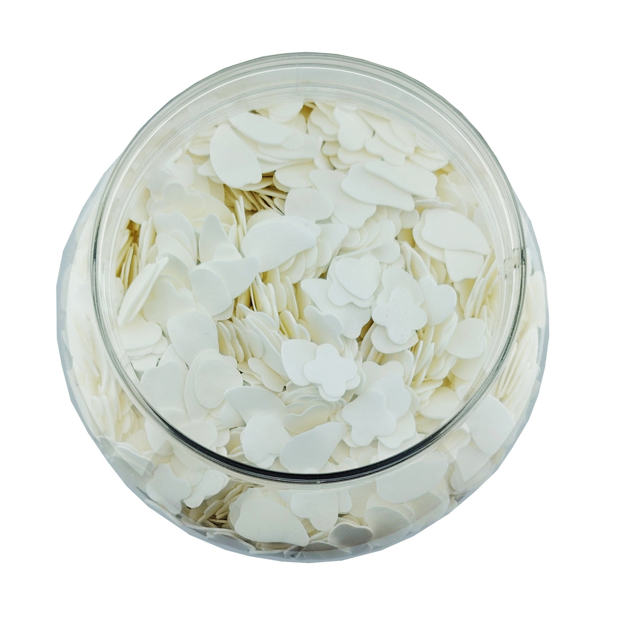 La Palm VolcanoSpa Dry Bath Soap Flowers (gallon) Bottle - Honey Pearl Content Close Up