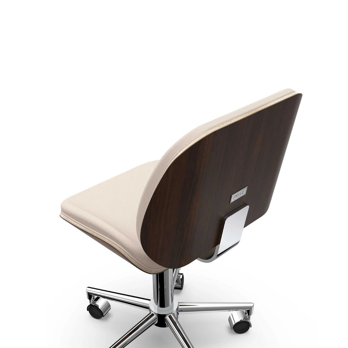 Lexor PRIVE Technician Manicure Chair 2.4 Ivory Colour Back View